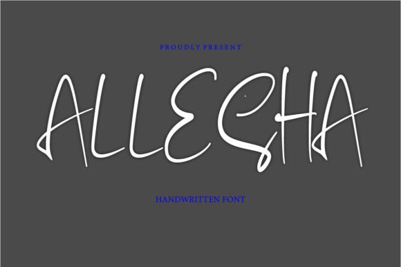 Allesha: A Handwritten Font That Feels Human in Real Branding Work