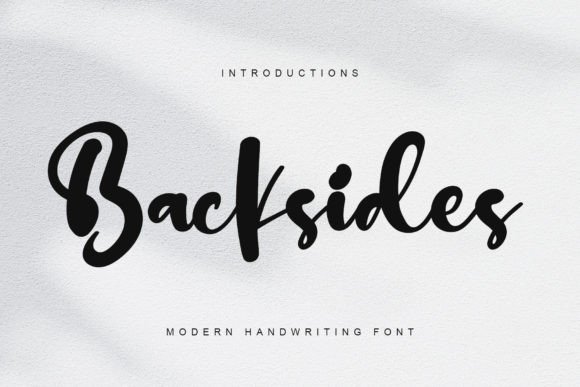 Backsides: A Festive Script Font for Joyful Digital Experiences