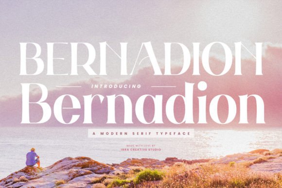 Bernadion: A Modern Serif Typeface for Digital Design