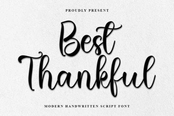 Best Thankful Font: A Festive Script for Trusted Branding