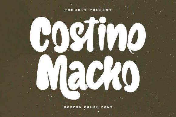 Costino Macko: A Playful Display Font for Digital Branding