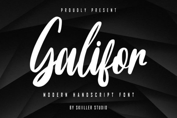 Galifor: A Handwritten Script Font That Elevates Digital Branding