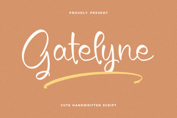 Gatelyne Handwritten Font for Crafters & Sellers