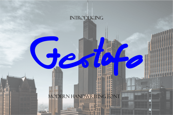 Gestafo: A Handwritten Font That Feels Like a Thoughtful Pause