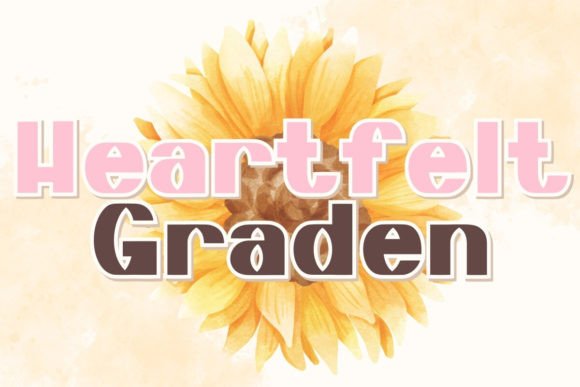 Heartfelt Graden: A Script Amp Font That Elevates Campaign Headlines