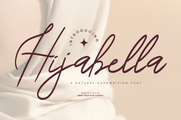 Hijabella: A Natural Handwriting Font for Warm, Authentic Branding