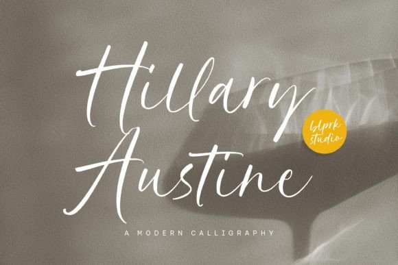 Hillary Austine: A Modern Calligraphy Font That Feels Human
