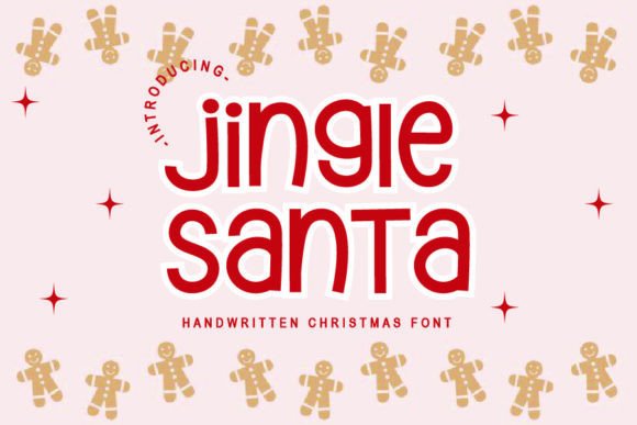 Jingle Santa: A Handwritten Font That Feels Like Christmas Morning