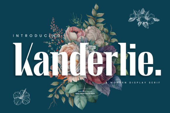 Kanderlie: A Modern Display Serif for Thoughtful Branding
