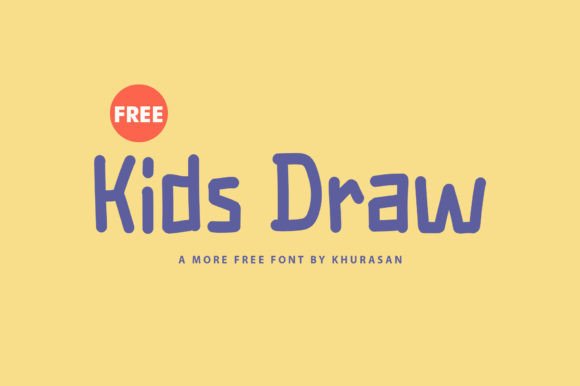 Kids Draw: A Friendly Handwritten Font for Small Business Branding