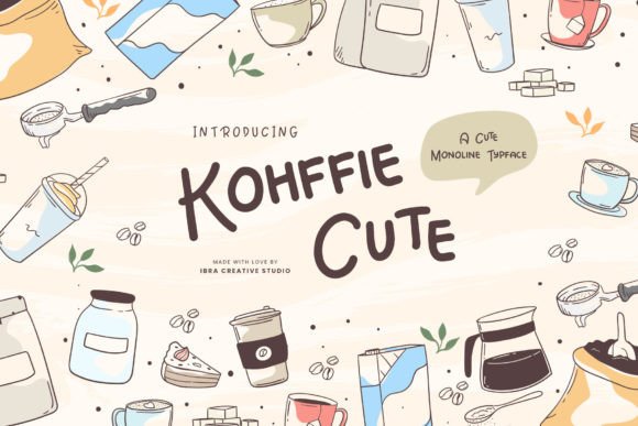 Kohffie Cute: A Monoline Script Font That Feels Like a Warm Hug