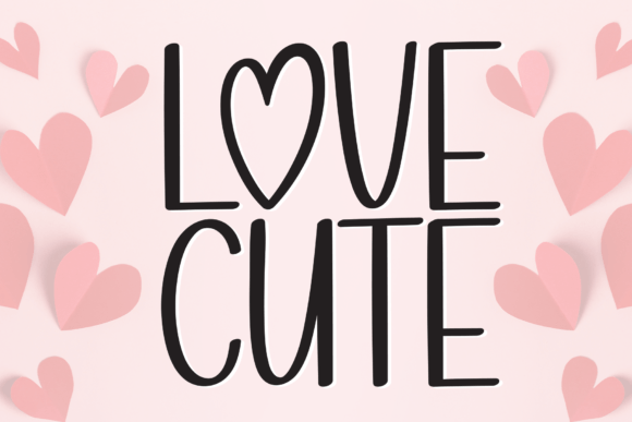 Love Cute: A Handwritten Font That Builds Brand Warmth