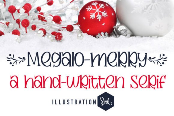 Megalo Merry: A Hand-Crafted Serif for Warm, Editorial Holiday Moments