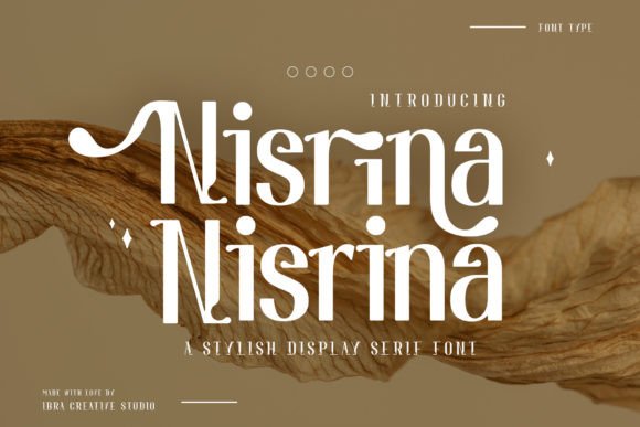 Nisrina: A Display Serif Font That Feels Like a Quiet Confidence Boost
