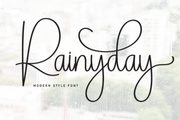 Rainyday: A Modern Handwritten Font for Digital Branding