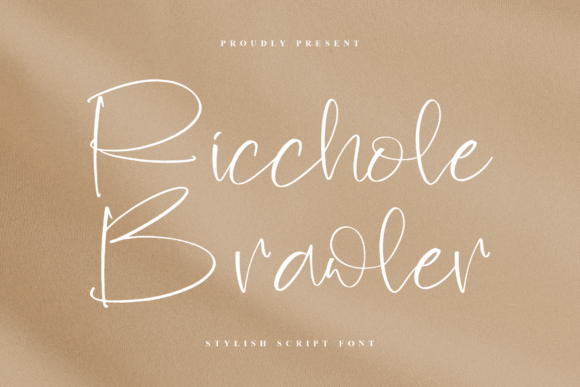 Ricchole Brawler: A Stylish Script Font for Handmade Brands