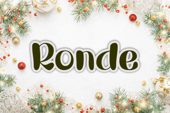 Ronde: A Playful Handwritten Typeface for Warm, Human Branding