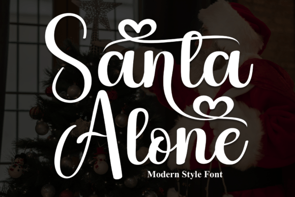 Santa Alone: A Sweet Handwritten Font for Crafters & Sellers