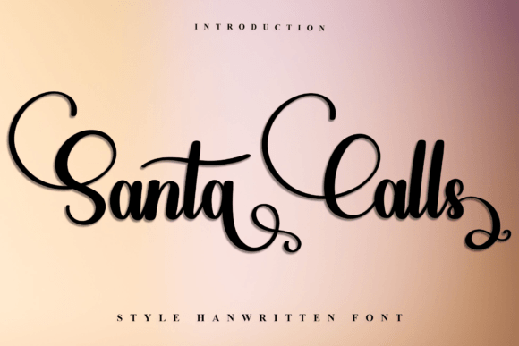 Santa Calls: A Festive Font That Elevates Your Brand