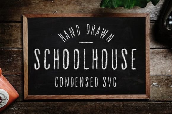 Schoolhouse: A Hand-Drawn Display Font That Feels Human