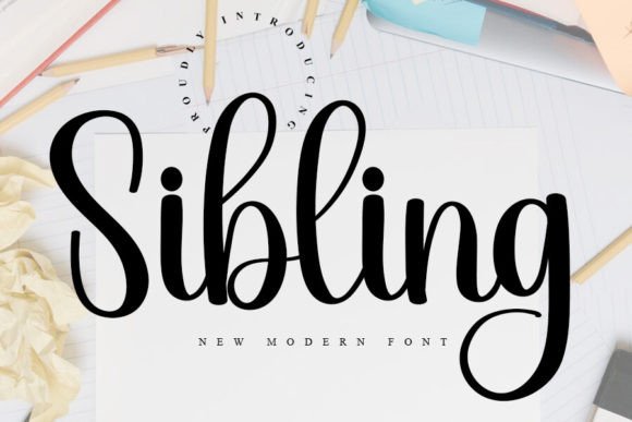 Sibling Font: Elegant Handwritten Type for Small Business Branding