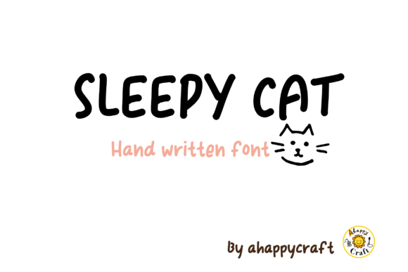 Sleepy Cat: A Handwritten Font That Feels Like Home