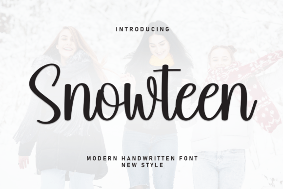 Snowteen: A Handwritten Font That Feels Like a Thoughtful Pause