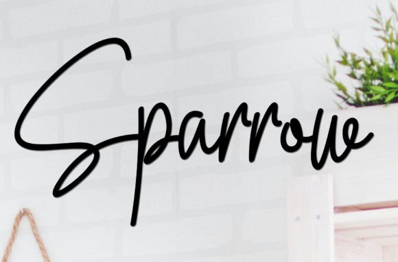 Sparrow Handwritten Font for Authentic Craft Projects