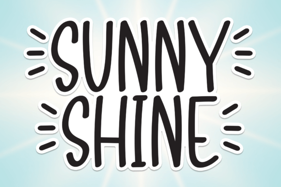 Sunny Shine: A Sweet Handwritten Font That Feels Like a Warm Hug
