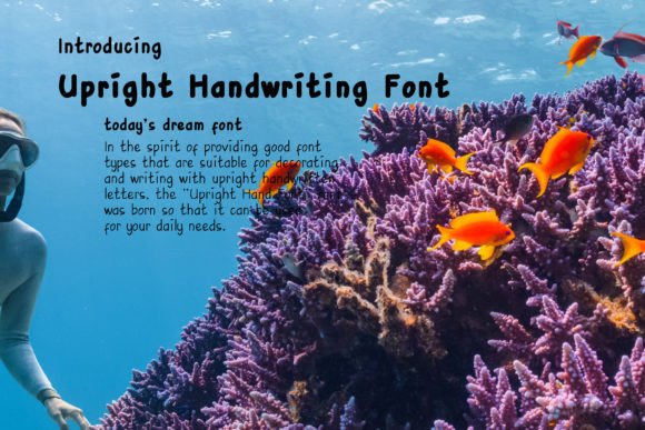 Upright Handwriting: A Warm, Readable Handwritten Typeface for Digital Brands