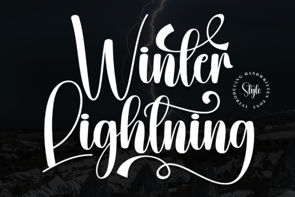 Winter Lightning: A Handwritten Font That Elevates Small Business Branding